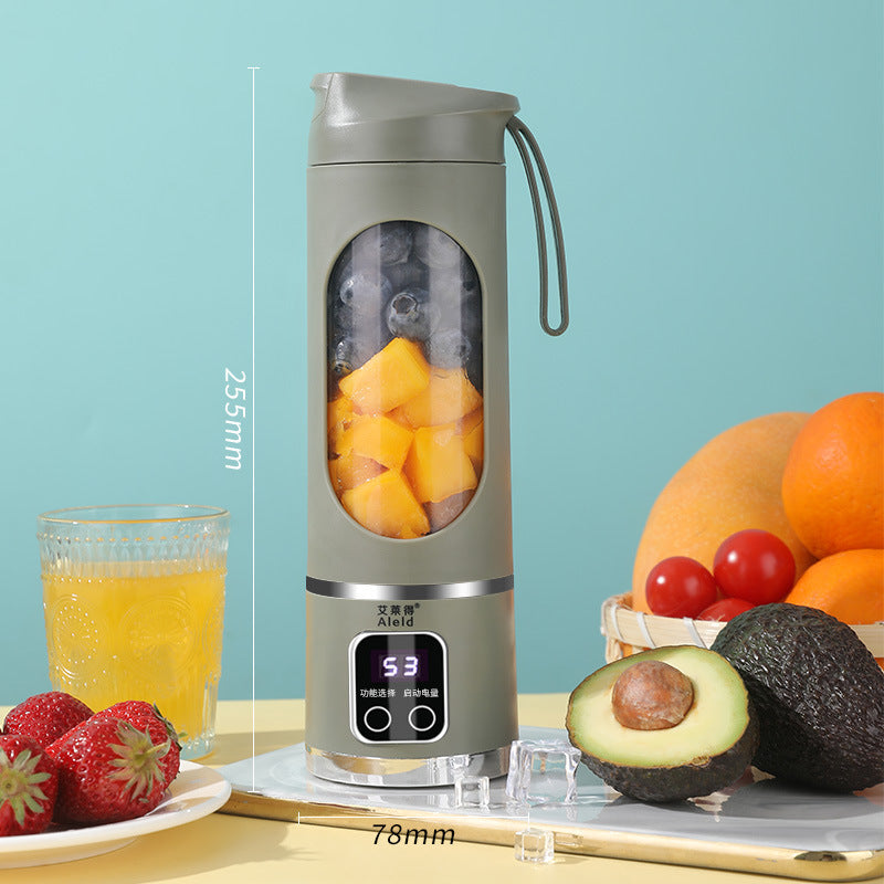 High-end Home Ice Crushing Juicing USB Charging Portable Blender Outdoor Traveling white color