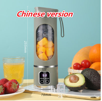 High-end Home Ice Crushing Juicing USB Charging Portable Blender Outdoor Traveling white color