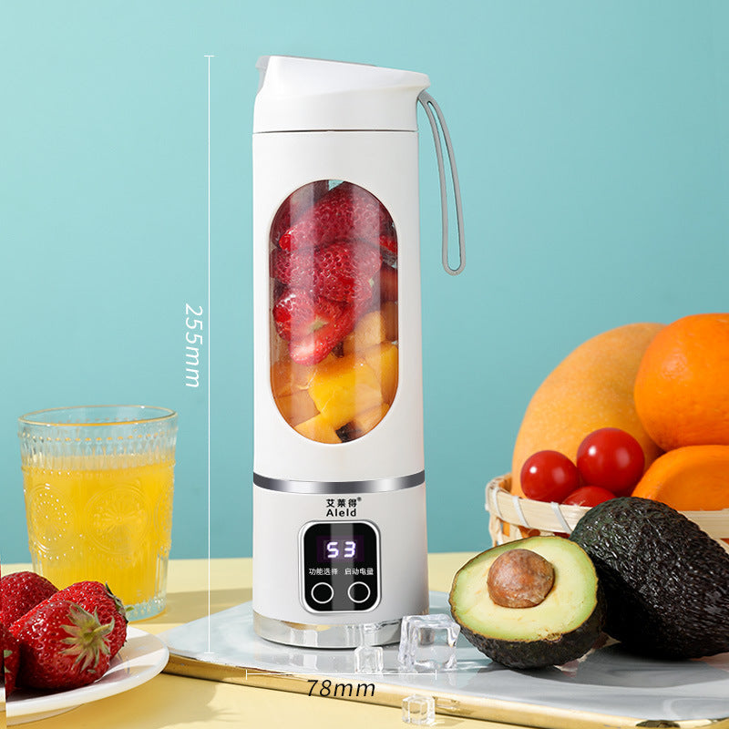 High-end Home Ice Crushing Juicing USB Charging Portable Blender Outdoor Traveling white color