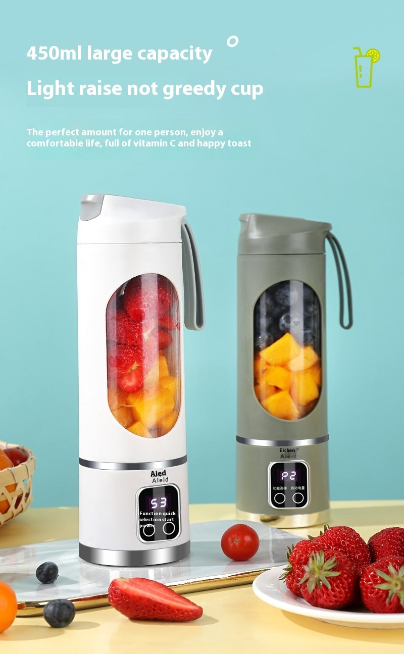 High-end Home Ice Crushing Juicing USB Charging Portable Blender Green