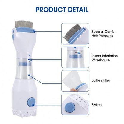 Pets Electric Lice Removal Killer Brush