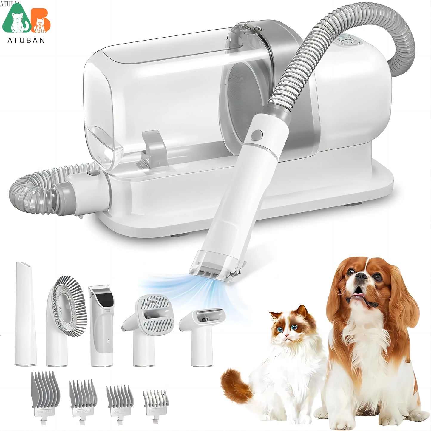 Pet Grooming Vacuum Kit