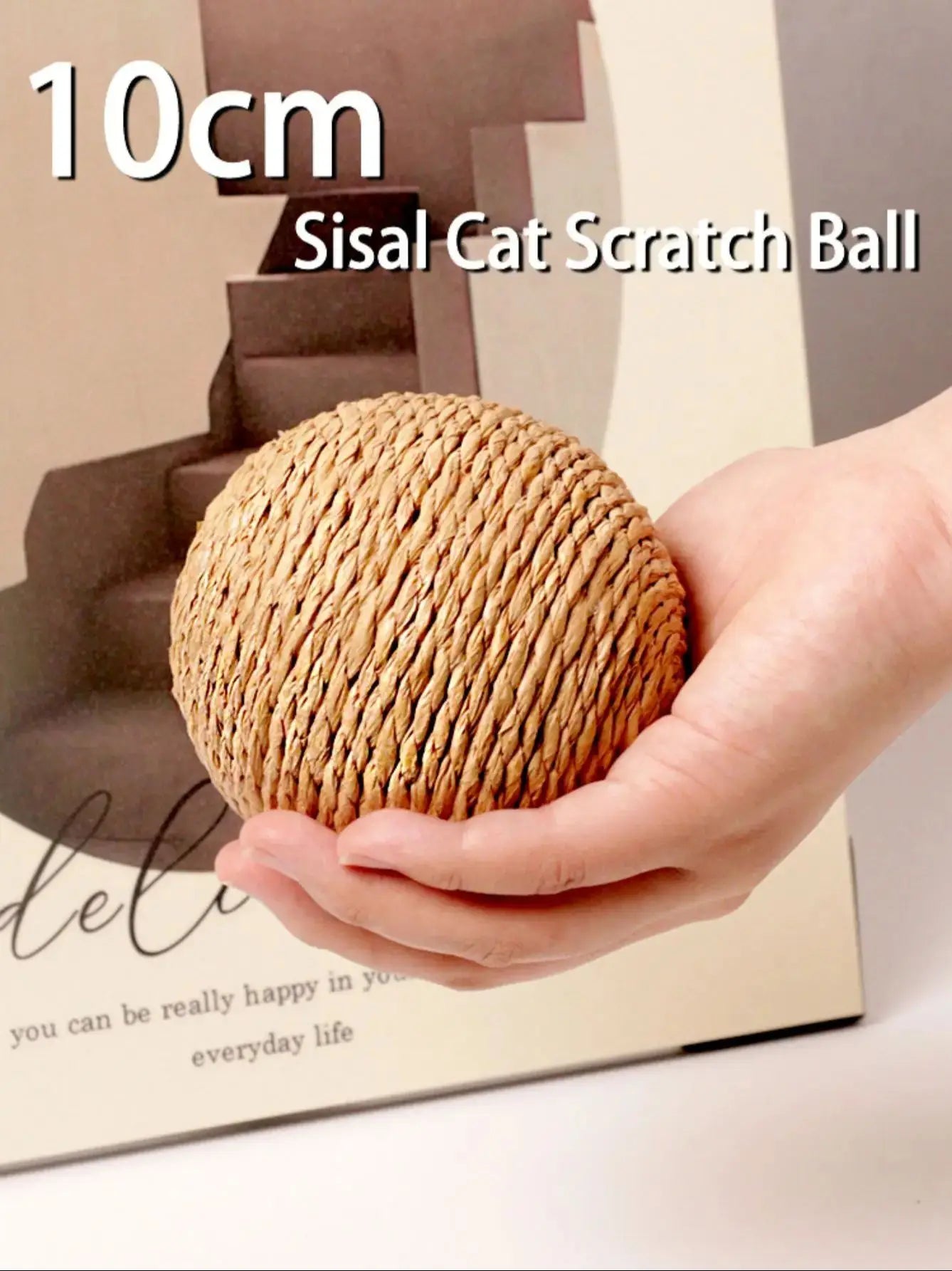 Interactive Sisal Cat Scratching Ball