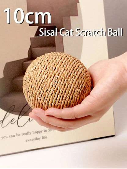 Interactive Sisal Cat Scratching Ball