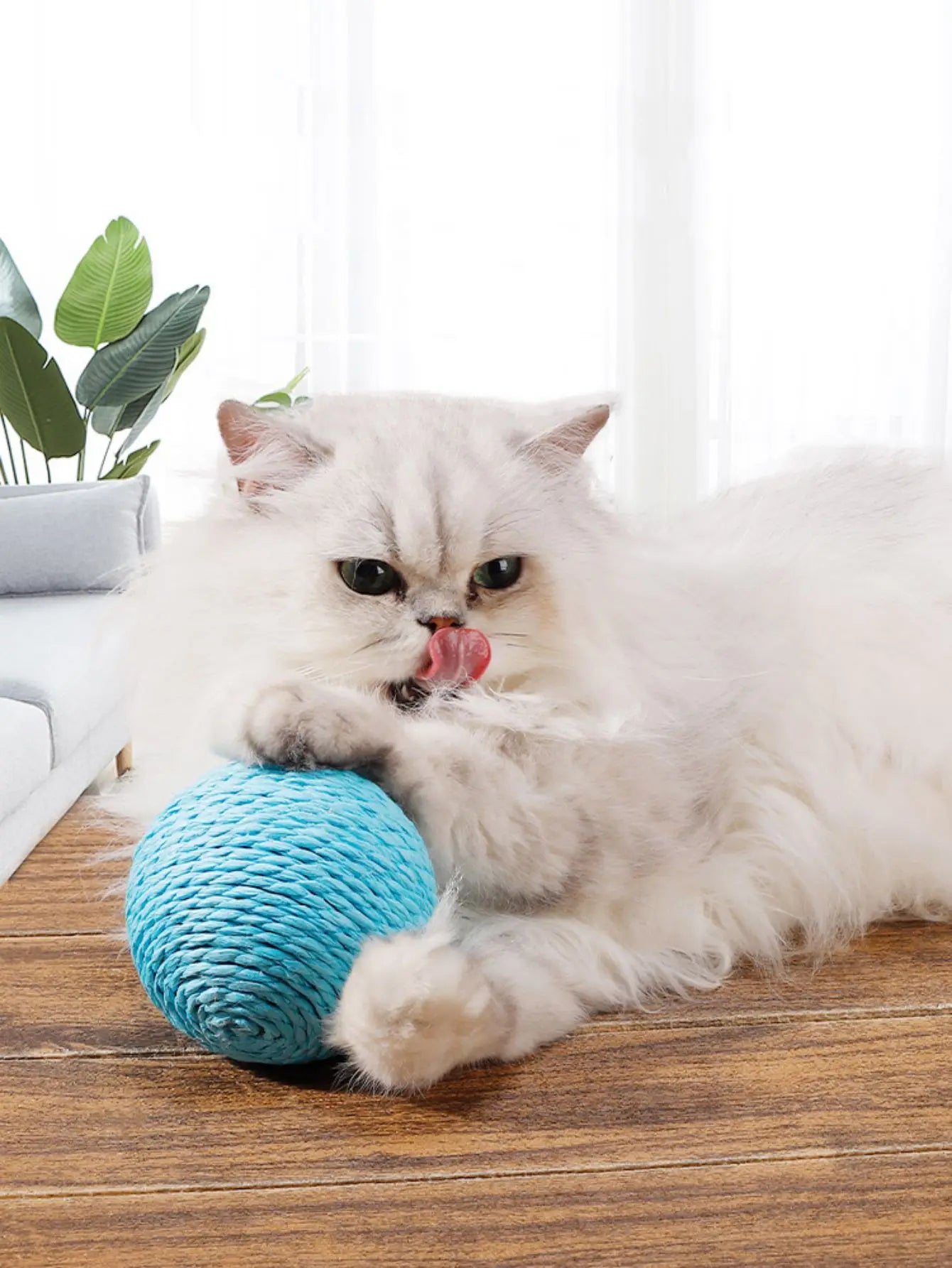 Interactive Sisal Cat Scratching Ball