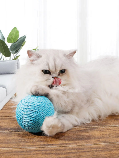 Interactive Sisal Cat Scratching Ball