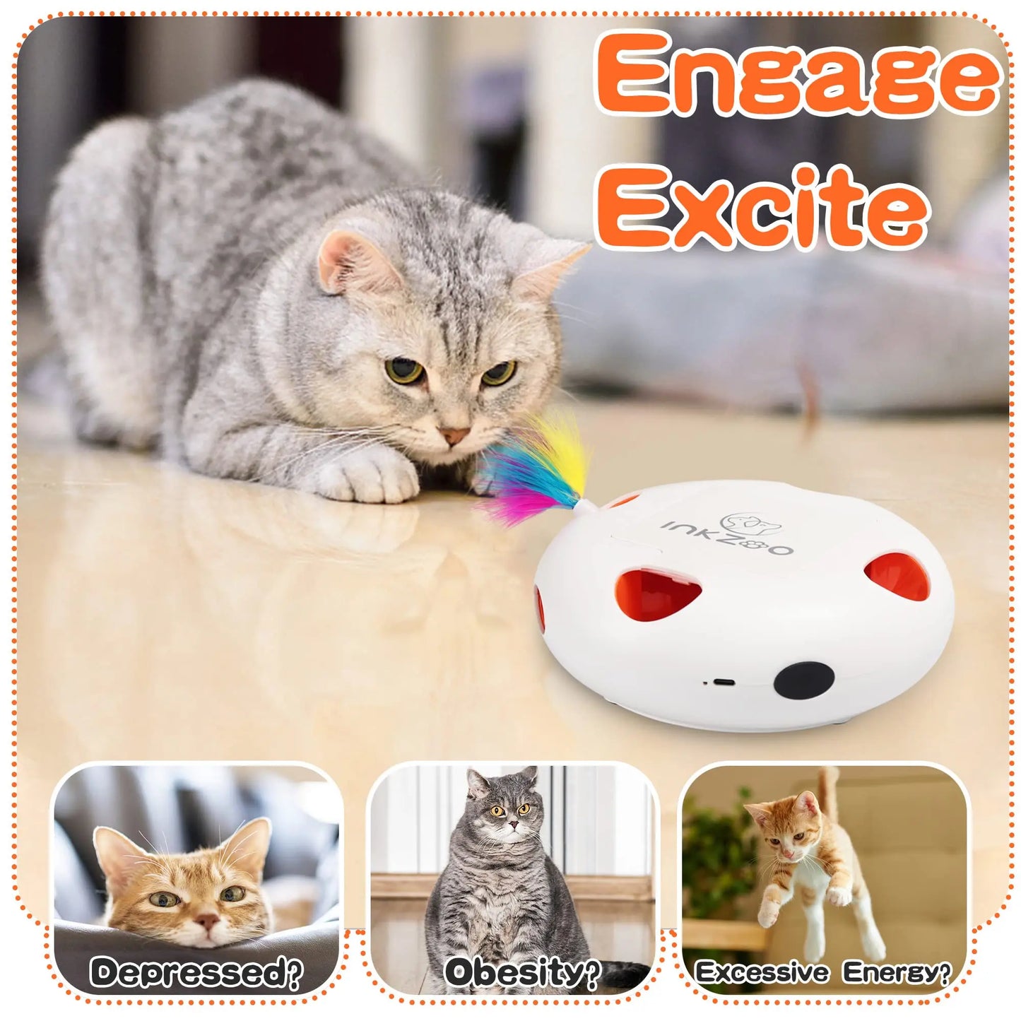 Interactive Cat Toys for Indoor Cats