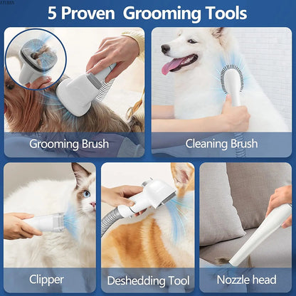 Pet Grooming Vacuum Kit