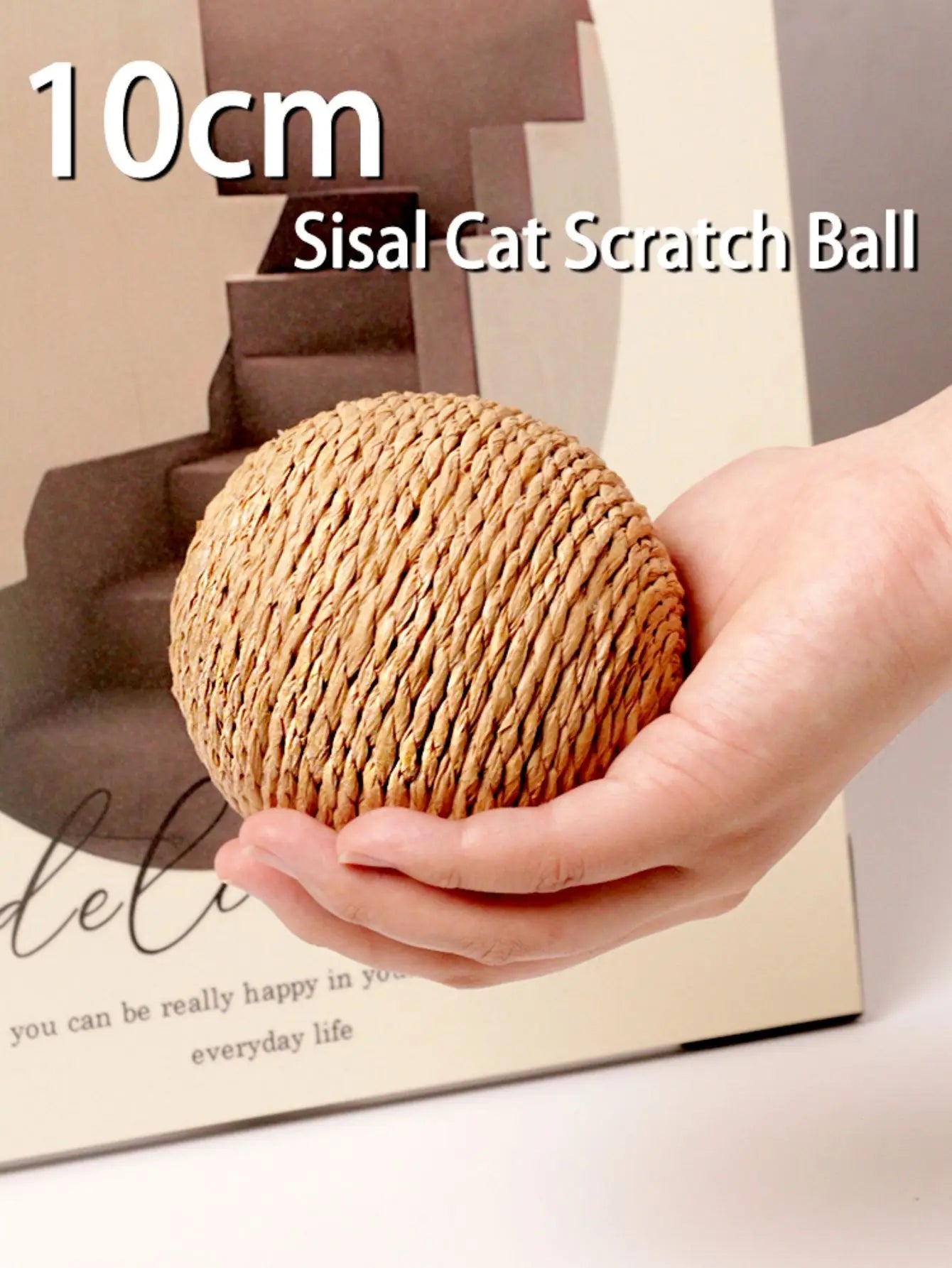 Interactive Sisal Cat Scratching Ball