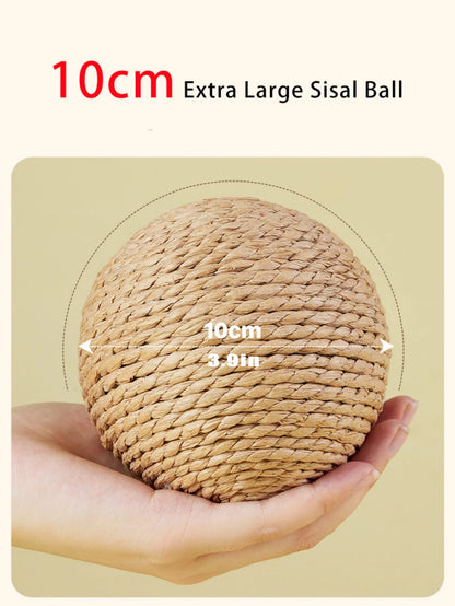 Interactive Sisal Cat Scratching Ball