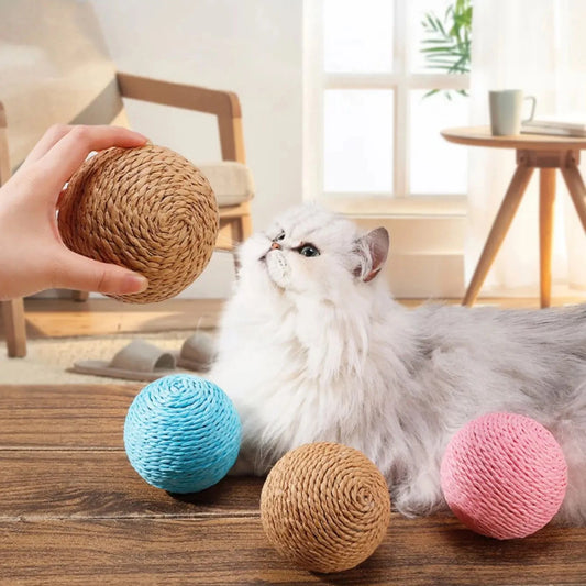 Interactive Sisal Cat Scratching Ball